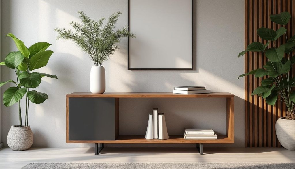 découvrez comment une console design moderne peut transformer votre intérieur en ajoutant une touche d'élégance et de charme. idéale pour optimiser votre espace, cette pièce n'est pas seulement fonctionnelle, elle devient également un élément décoratif phare de votre décoration intérieure.