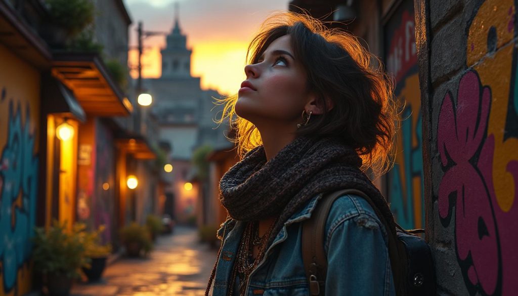 découvrez 'le rêveur de la ruelle', une œuvre d'art inspirante qui transporte l'âme au cœur de la créativité et de l'imagination. plongez dans un univers où les rêves prennent vie au détour des rues, et laissez-vous émouvoir par la beauté et la profondeur de cette création.
