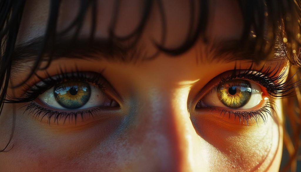 découvrez 'tes yeux dans les miens', une œuvre d'art captivante qui explore l'émotion à travers le regard. plongez dans un univers visuel où chaque détail raconte une histoire et éveille des sentiments profonds.